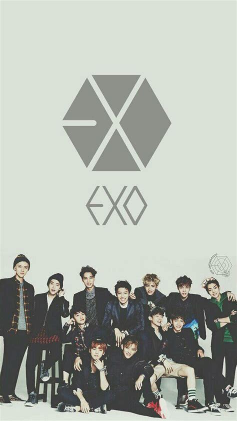 exo wallpaper lockscreen background twitter exowallpapers exo logo wallpapers cool kpop