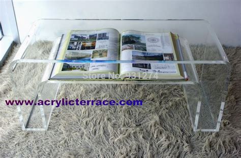 One Lux Crystal Acrylic Coffee Table Lucite End Tablebed