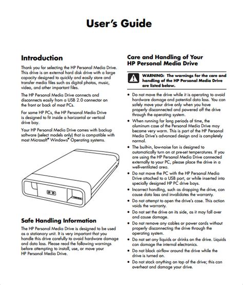 10 Sample User Manuals Sample Templates