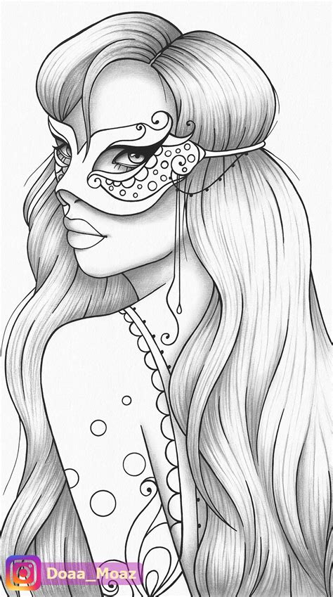 J Colori Coloring Pages For Girls Adult Coloring Book Pages Cartoon
