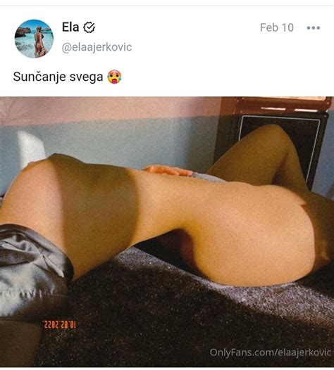 Ela Jerkovic Elaajerkovic Nude Onlyfans Leaks 5 Photos Thefappening
