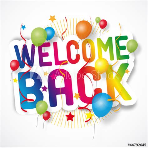 Welcome Back Stock Image And Royalty Free Vector Files
