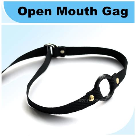 Toughage Open Mouth Gag Oral Sex Ring Fixation Mouth Plug Mouth Gagged Head Bondage Restraint