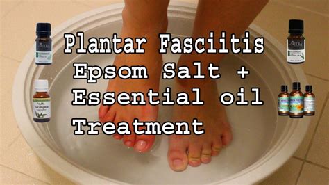 Plantar Fasciitis Epsom Salt Soak Treatment How To Use Epsom Salt For