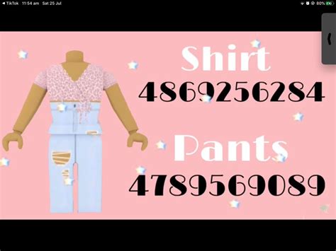 Bloxburg Soft Girl Outfit Codes