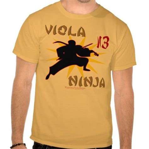 Available in a range of colours and styles for men, women, and everyone. Viola Ninja T-Shirt | Zazzle.com | Gold t shirts, Cool t ...