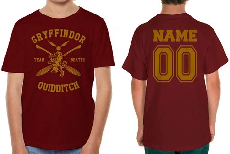 Customize New Gryffindor Beater Quidditch Team Kid Youth T Shirt T