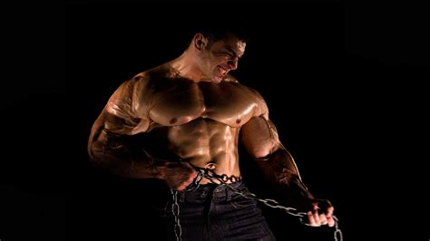 1920x1080 Bodybuilder Chain Fitness Handsome Hunk Males Men