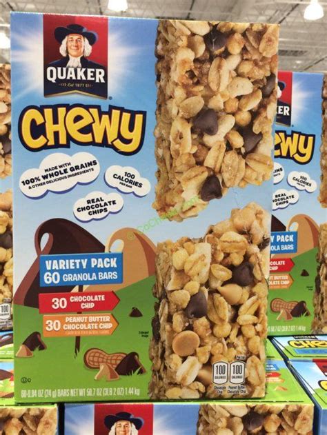 Quaker Chewy Variety Pack 60 Count Box CostcoChaser