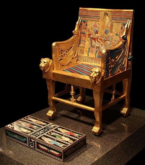Tutankhamun S Throne Tutankamón Egipto Antiguo El Faraón Egipcio