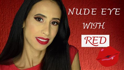 Nude Smokey Eye With Red Lips Youtube Sexiezpix Web Porn