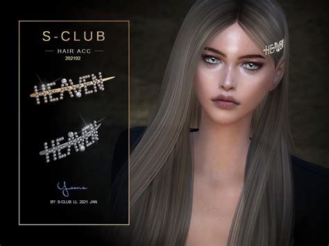 The Sims Resource S Club Ll Ts4 Hair Acc 202102