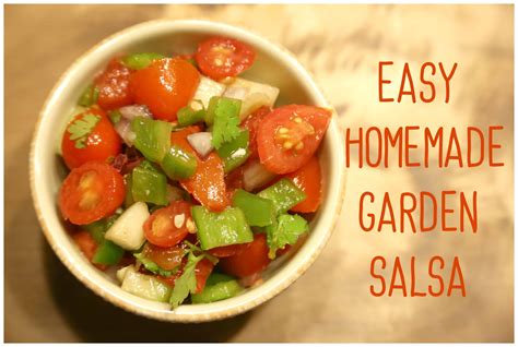 Easy Homemade Garden Salsa Recipe