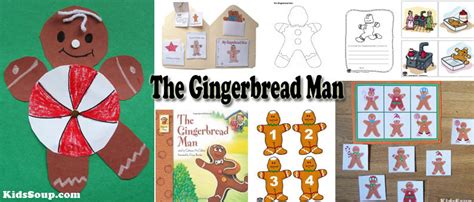 The Gingerbread Man Crafts Activities Games And Lessons Kidssoup