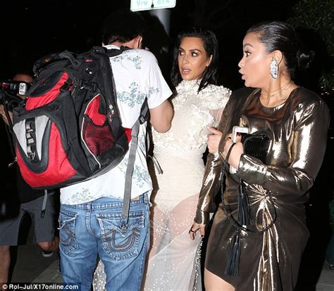Kim Kardashian Frightened After Man Crashes Into Her In La Daily Mail