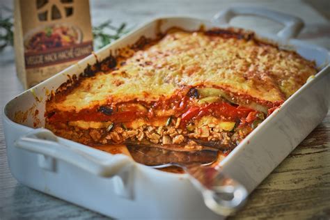 Groente Lasagne Met Seitan En Gegrilde Groenten Bertyn