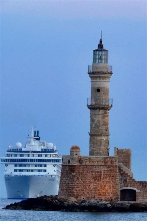 Chania Cretegreece Visiting Greece Lighthouse