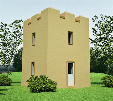 Castle Earthbag House Plans