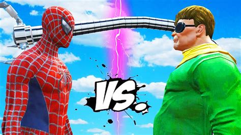 Spiderman Vs Doctor Octopus Epic Battle Youtube