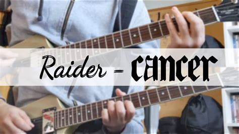 Raider Cancer Guitar Playthrough Youtube