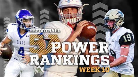 Texas High School Football Power Rankings 5a Week Ten Texas Hs Football