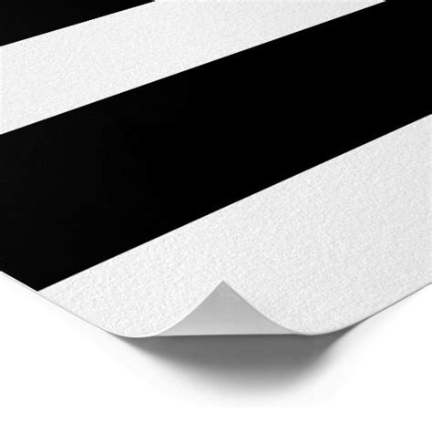 Faux Gold Paint Splatter On Black And White Stripes Poster
