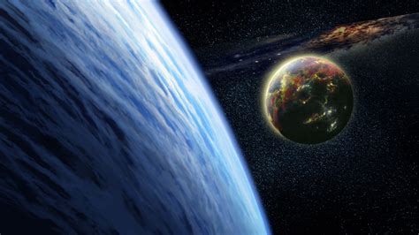 Digital Art Space Universe Stars Nebula Planet