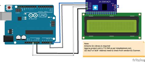 Arduino Display Data Using Iic Lcd Module