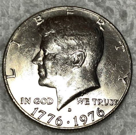 1776 1976 D John F Kennedy Half Dollar Bicentennial 50 Etsy