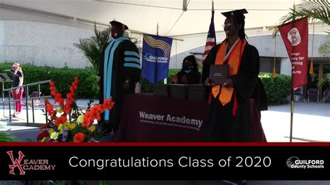 2020 Drive Thru Graduation By Weaver Academy