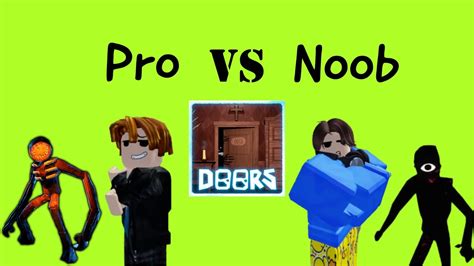 Noob Vs Pro Gaming With Fred And Palm Roblox Doors Youtube