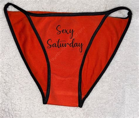 Day Of The Week Underwear Set Etsy