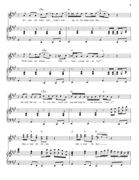 The Weight By The Band Digital Sheet Music For Piano Vocal Download