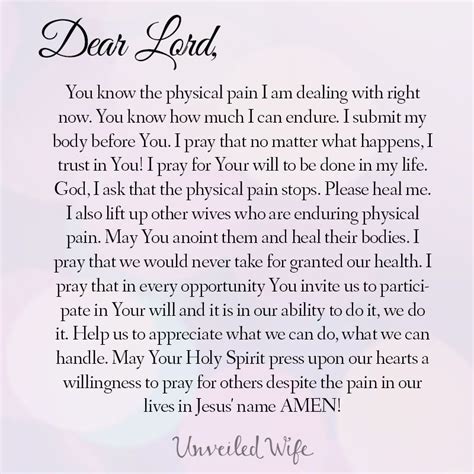 Prayer For Pain Relief Quotes Inspiration
