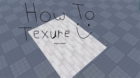 How To Apply Textures And Resize Textures In Roblox Studios Youtube
