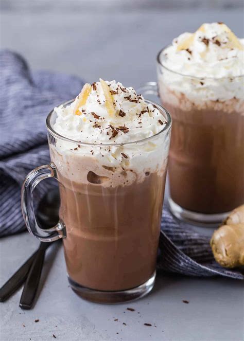 Ginger Spiced Hot Chocolate Easy Microwave Recipe Rachel Cooks®