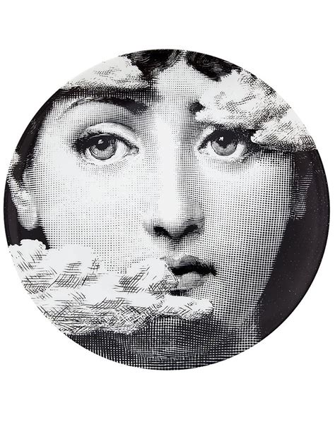 Fornasetti Plate Piero Fornasetti Craft Images Surrealist Woman Face