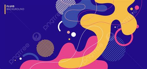 Abstract Modern Background Elements Dynamic Fluid Shapes Compositions