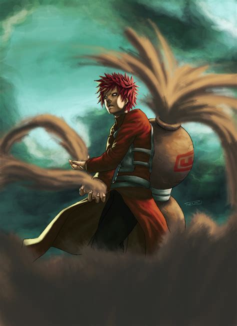 Gaara Fifth Kazekage Naruto Shippuden Daily Anime Art