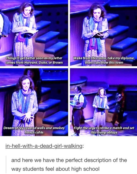 Inspirational quotes from broadway musicals. Heathers musical. | Funny Stuff | Pinterest | Gay, Sons and Songs