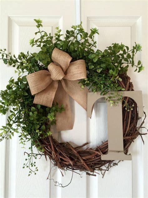 This Item Is Unavailable Etsy Spring Wreath Initial Wreath Door