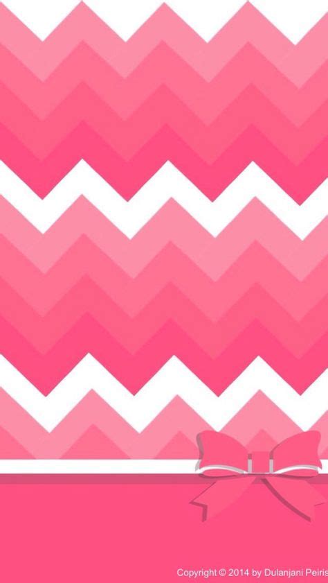 Pink Chevron With Bow Iphone Wallpaper Background Pink Chevron