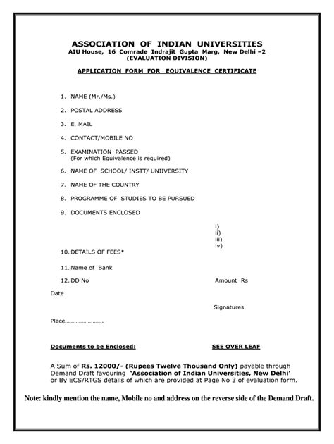 Equivalency Certificate Download Fill Online Printable Fillable