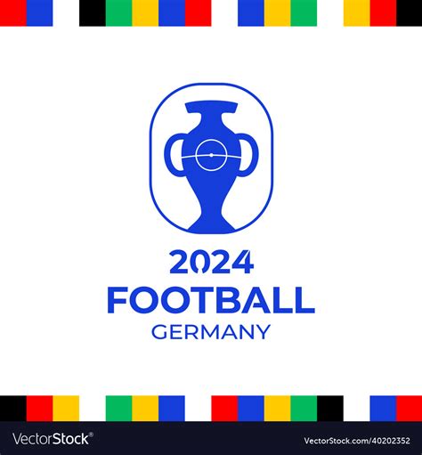 2024 Football Championship Logo Football Vector 40202352 