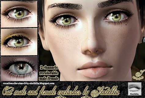 My Sims 3 Blog Male And Female Set Of 3d Eyelashes For Sims 3 By Sintiklia