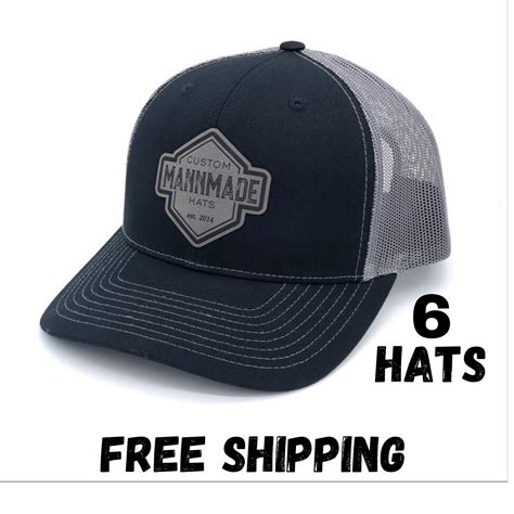 6 Business Logo Patch Hats Richardson Hats Logo Hats Laser Etsy