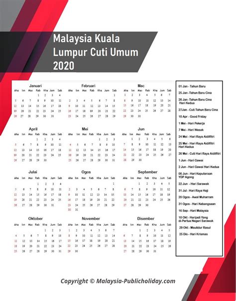 Experience the glittering opening ceremony of kuala lumpur 2017 all over again. Kuala lumpur Cuti Umum Kalendar 2020