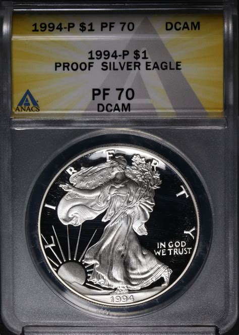 We did not find results for: 1994-P Silver American Eagle $1 ANACS PF70 DCAM