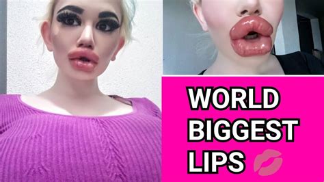 The Biggest Lips On Earth Lipstutorial Org