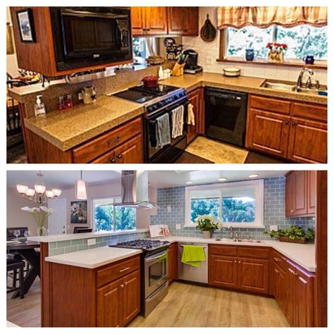 60s Kitchen Remodel Before And After